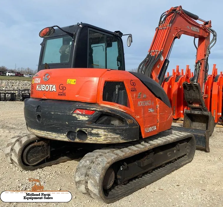 2019 Kubota KX080-4SR3A